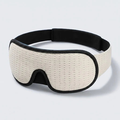 3D Contour Sleep Mask in Creme