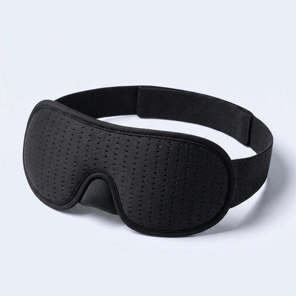3D-Schlafmaske in Schwarz