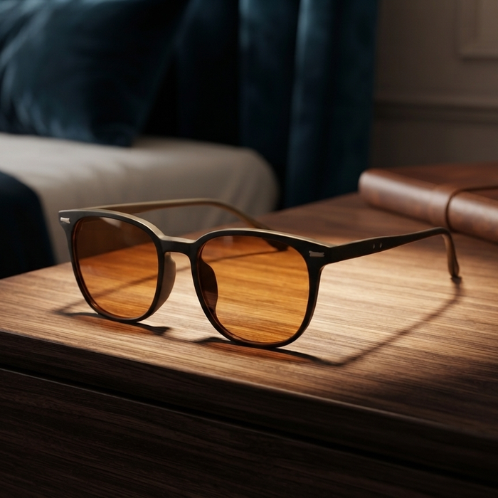 Nocturnal Amber Brille